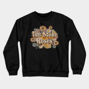 The Stone Gifts Name Roses Flowers Personalized Retro Styles Crewneck Sweatshirt